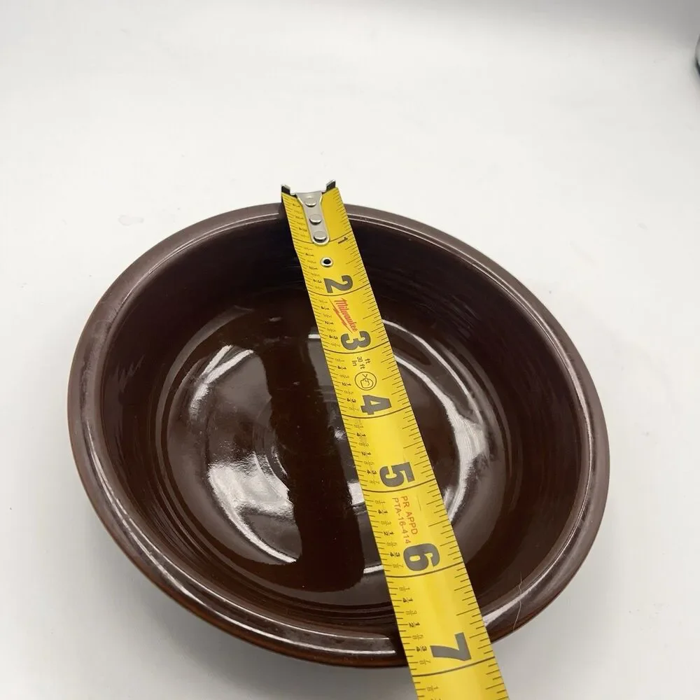 Homer Laughlin Fiesta Coupe Soup Bowl in Retired Chocolate Brown